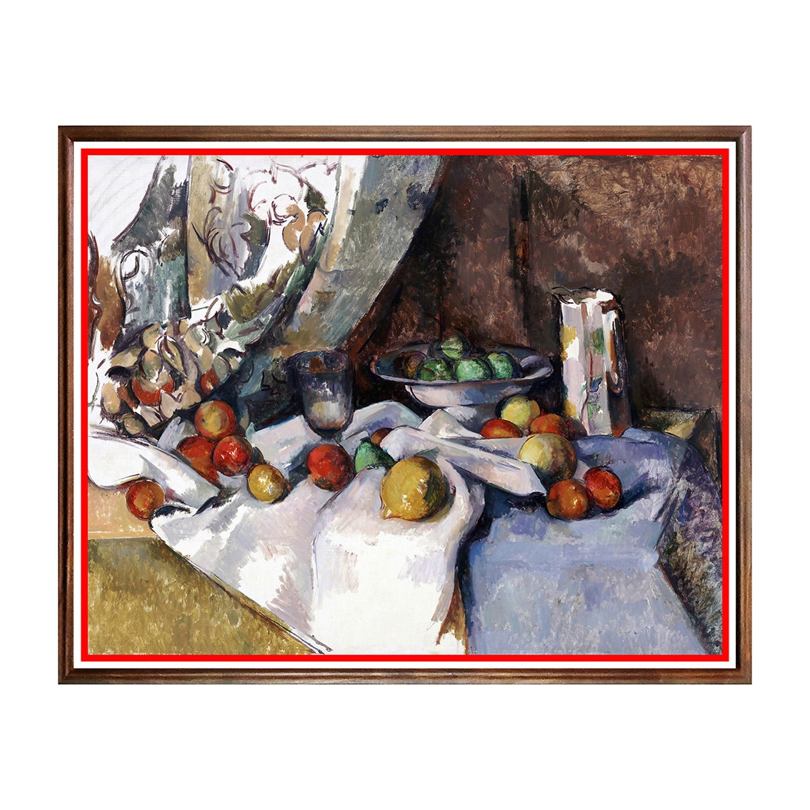 Tablou Poster, Arta Sec. XIX, Paul Cézanne - Still Life with Apples - ASN-091, 40 x 50 cm