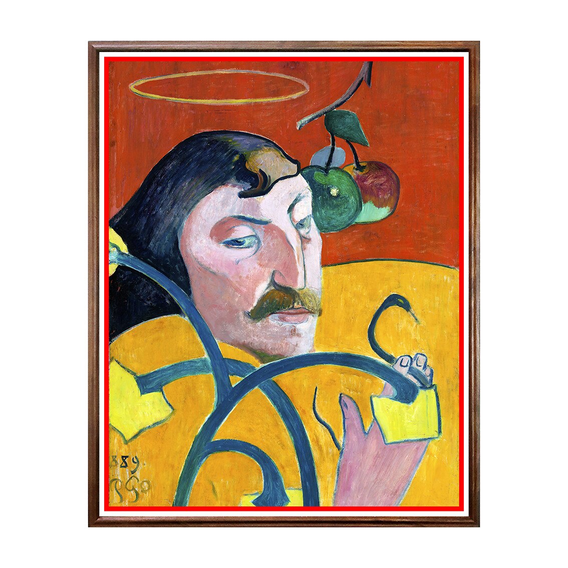 Tablou Poster, Arta Sec. XIX, Paul Gauguin - Self-Portrait - ASN-101, 40 x 50 cm