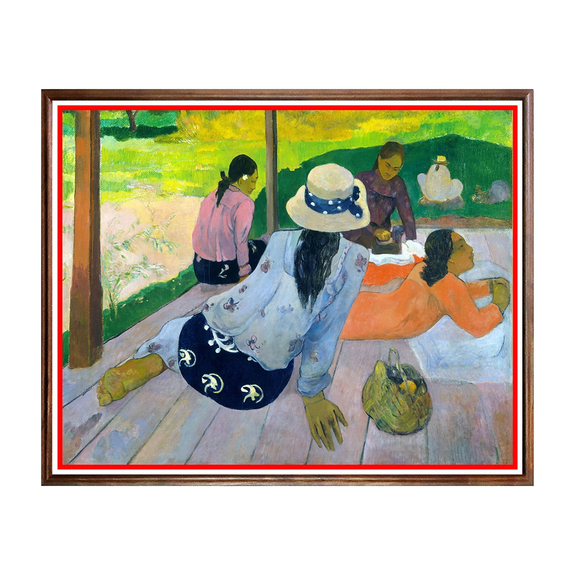 Tablou Poster, Arta Sec. XIX, Paul Gauguin - The Siesta - ASN-103, 40 x 50 cm