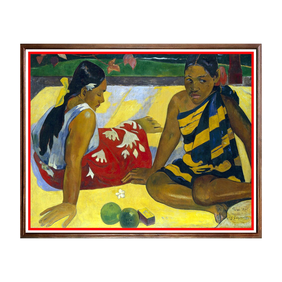 Tablou Poster, Arta Sec. XIX, Paul Gauguin - Parau Api - ASN-100, 40 x 50 cm
