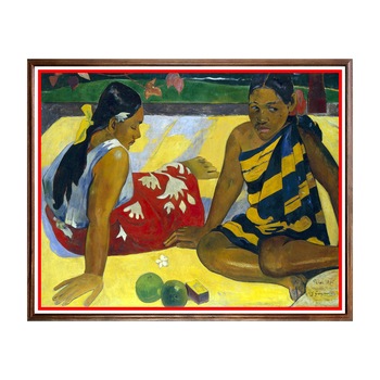 Tablou Poster, Arta Sec. XIX, Paul Gauguin - Parau Api - ASN-100, 40 x 50 cm Tablou Poster, Arta Sec. XIX, Paul Gauguin - Parau Api - ASN-100, 40 x 50 cm