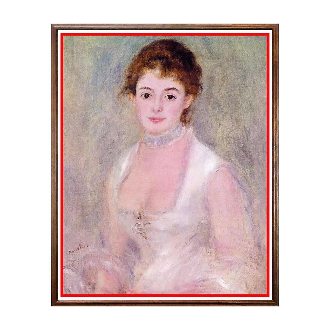 Tablou Poster, Arta Sec. XIX, Renoir - Madame Henriot - ASN-108, 40 x 50 cm