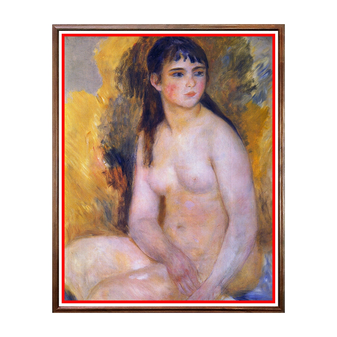 Tablou Poster, Arta Sec. XIX, Renoir - Nude - ASN-111, 40 x 50 cm
