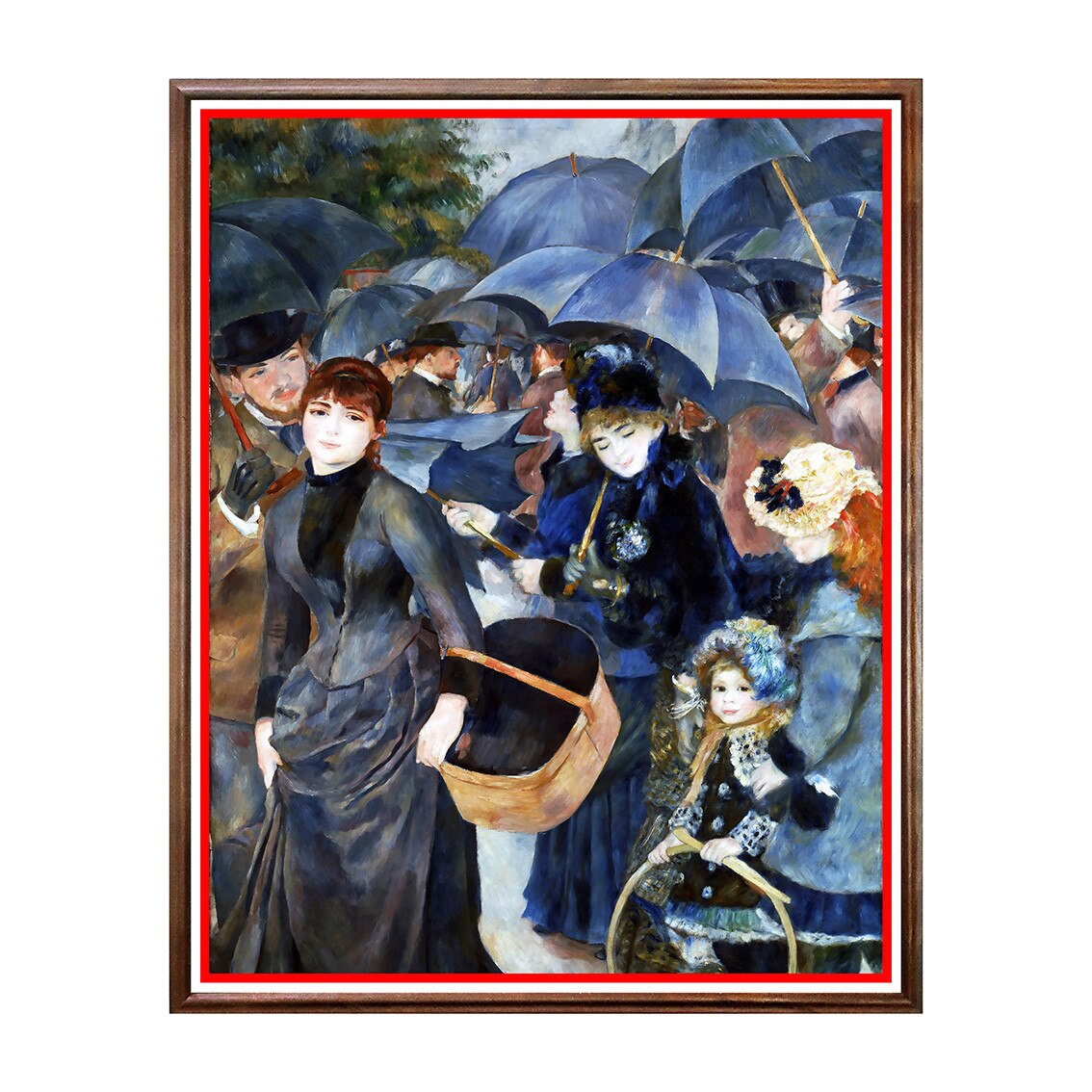 Tablou Poster, Arta Sec. XIX, Renoir - The Umbrellas - ASN-116, 40 x 50 cm