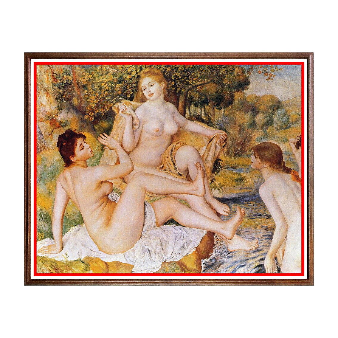 Tablou Poster, Arta Sec. XIX, Renoir - The Bathers - ASN-114, 40 x 50 cm