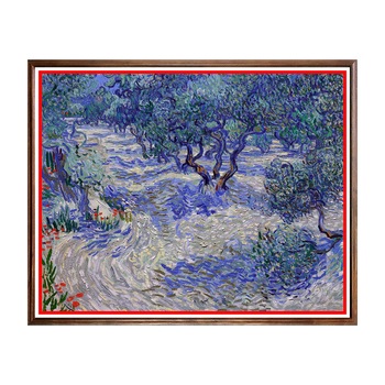 Tablou Poster, Arta Sec. XIX, Vincent van Gogh - Olive Orchard - ASN-121, 40 x 50 cm Tablou Poster, Arta Sec. XIX, Vincent van Gogh - Olive Orchard - ASN-121, 40 x 50 cm