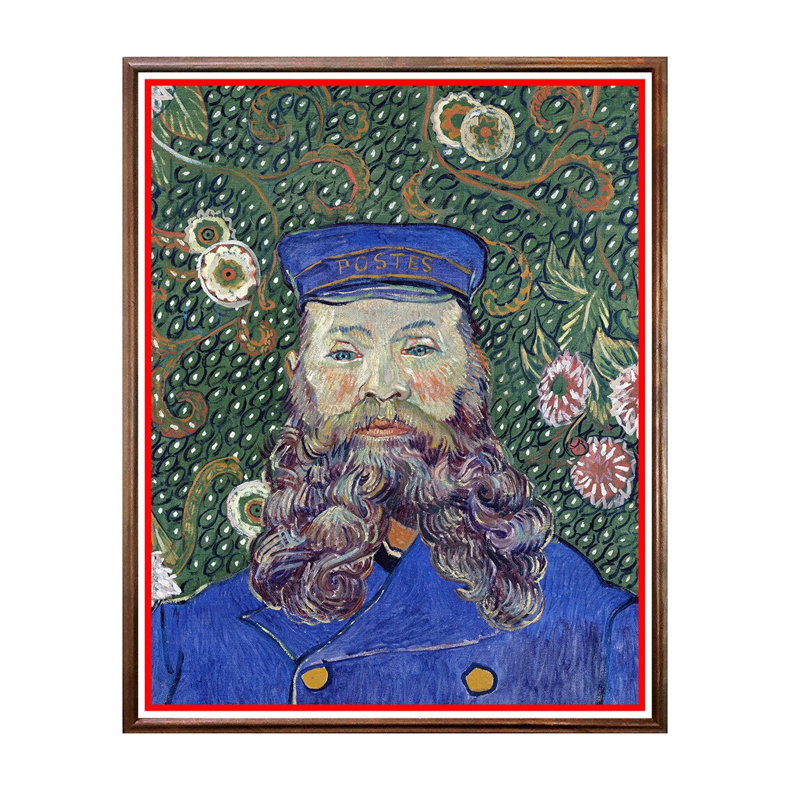 Tablou Poster, Arta Sec. XIX, Vincent van Gogh - Portrait of Joseph Roulin - ASN-122, 40 x 50 cm