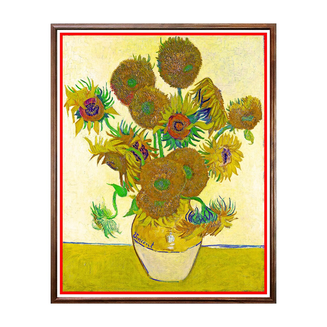 Tablou Poster, Arta Sec. XIX, Vincent van Gogh - Sunflowers - ASN-131, 40 x 50 cm