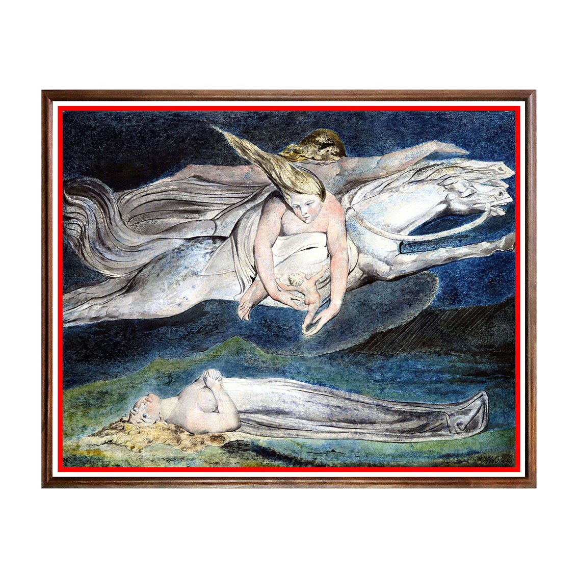 Tablou Poster, Arta Sec. XIX, William Blake - Pity - ASN-145, 40 x 50 cm