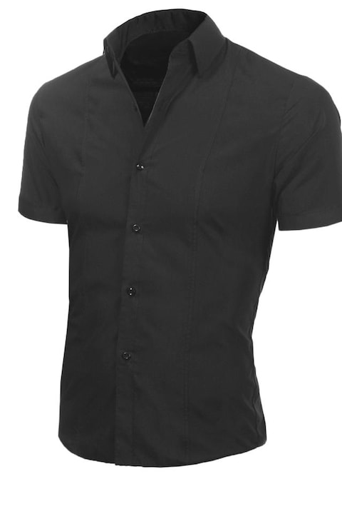 Мъжка риза Сарес, Черна, размер S