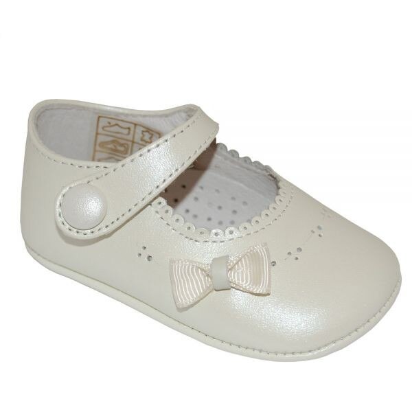 Pantofi bebe A1616 Beige Nacarado, Panyno, Crem