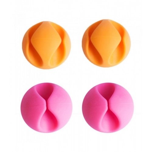 Organizator de birou cabluri device-uri (set 10 buc diverse) Blister Astrum CO100