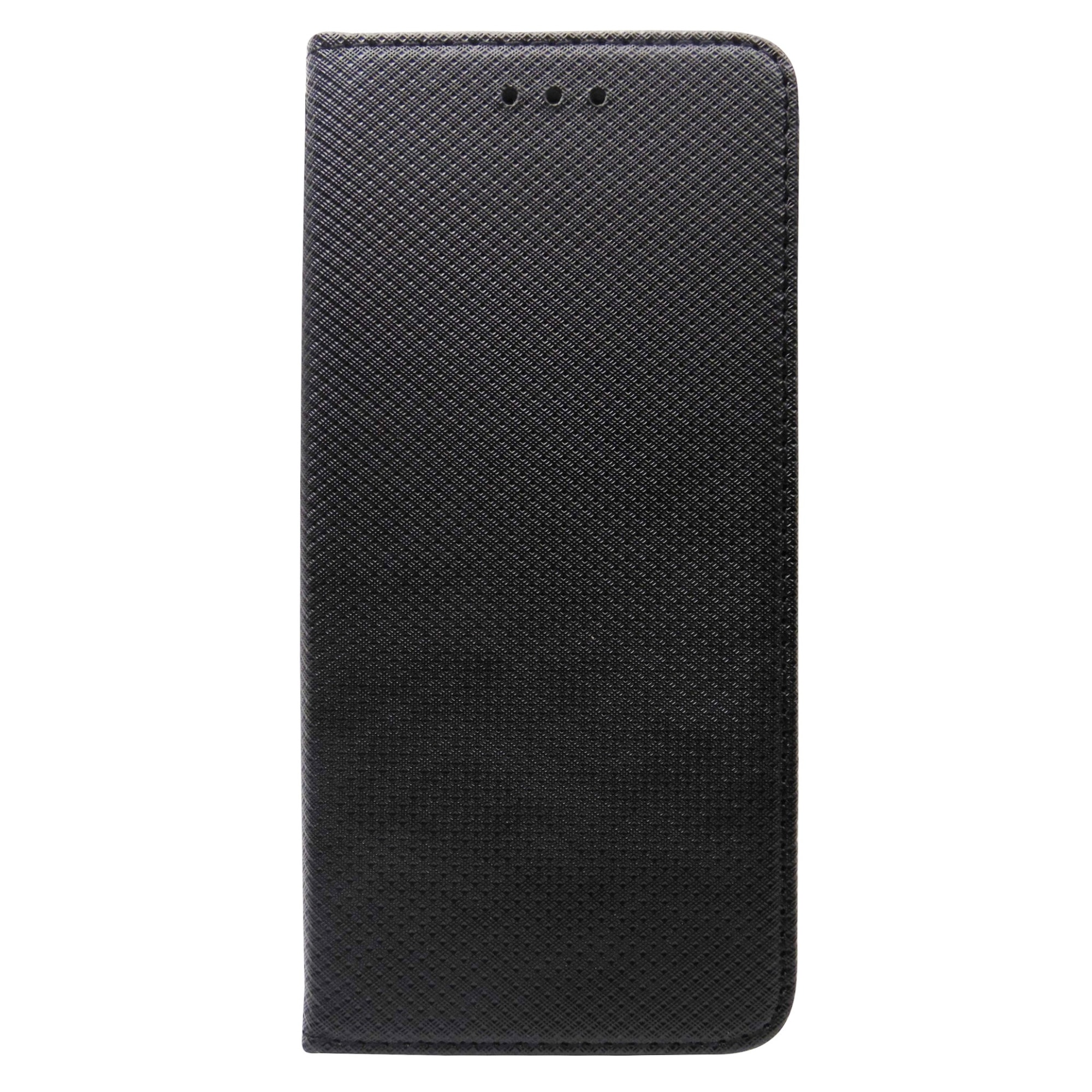 Husa tip carte cu stand Smart Magnet neagra pentru Samsung Galaxy S9