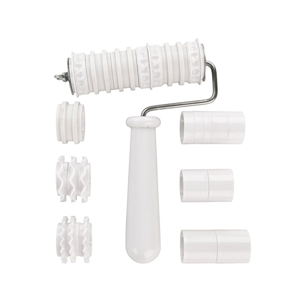 Ustensila pentru ornarea martipanului, 4 x 19 x 28 cm, alb