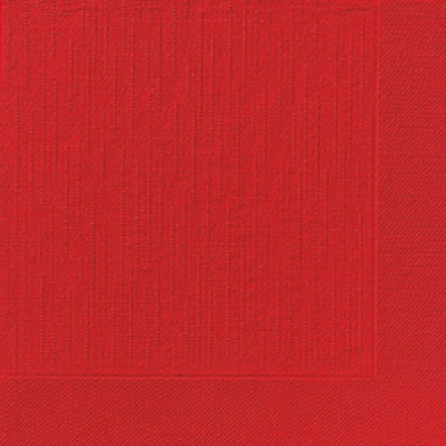 Servetel Duni Classic, Rosu, impaturit in 4, 40x40 cm, 50 buc