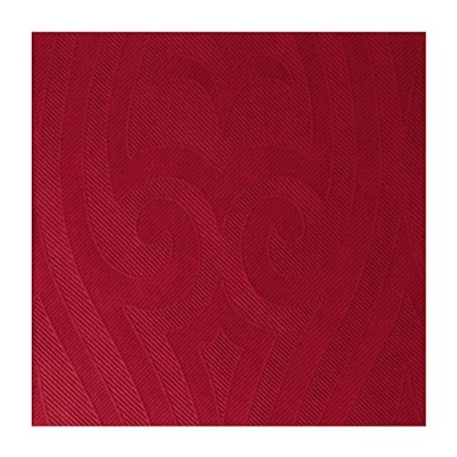 Servetel Duni Elegance Lily, Bordo, impaturit in 4, 40x40 cm, 40 buc