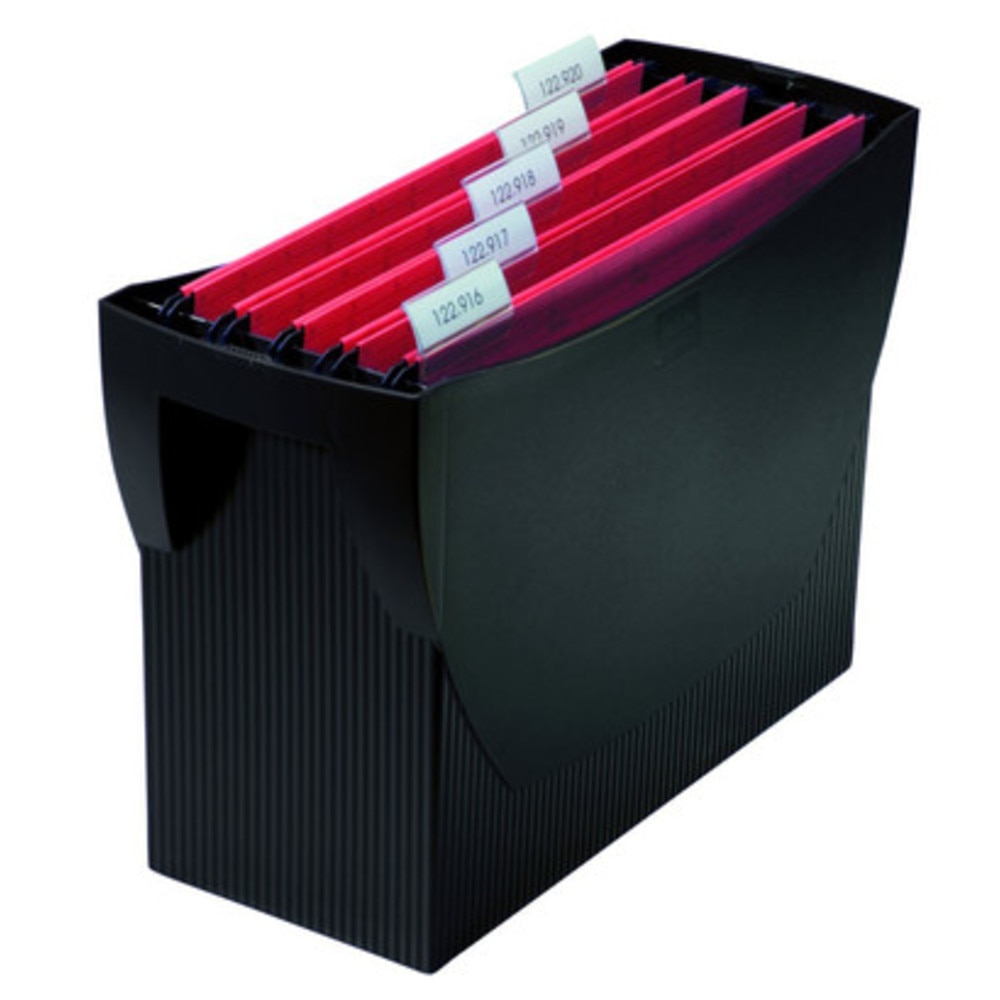 Suport plastic pentru 20 dosare suspendabile, HAN Swing - negru