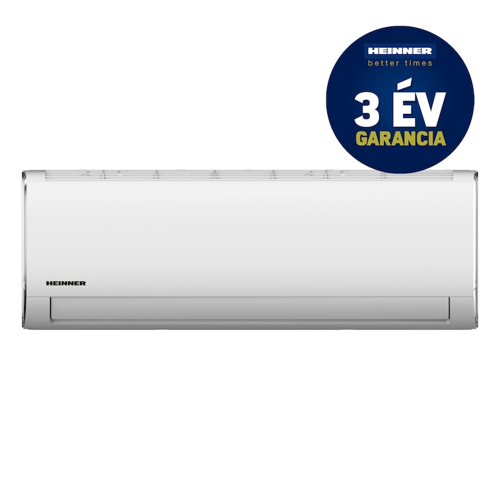Heinner HAC-CR18WIFI Crystal Wi-Fi 18000 BTU klíma, A++ energiaosztály, Fűtési funkció, High density szűrő, Fllow me funkció, Turbó funkció, R32 hűtőközeg, Fehér