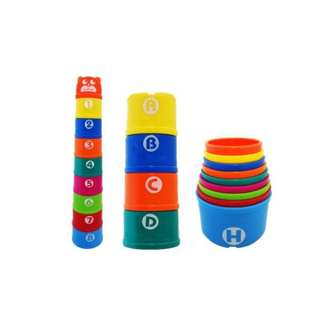 Set jucarie interactiva Unikatoy pentru bebelusi cu litere si numere