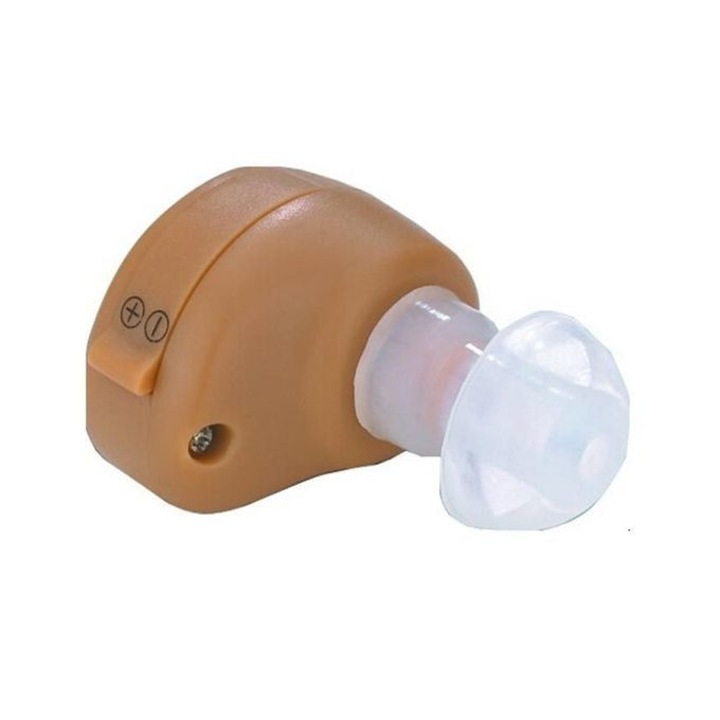 Aparat Auditiv EvoSmart™ G10 Premium, cu baterii, autonomie pana la 280h, 130 dB, 3 accesorii, pentru adulti, crem