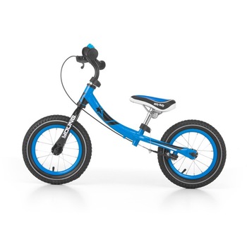 Bicicleta copii Milly Mally Young Blue 0389, Cadru metal, Albastru, Varsta 2 ani + Bicicleta copii Milly Mally Young Blue 0389, Cadru metal, Albastru, Varsta 2 ani +