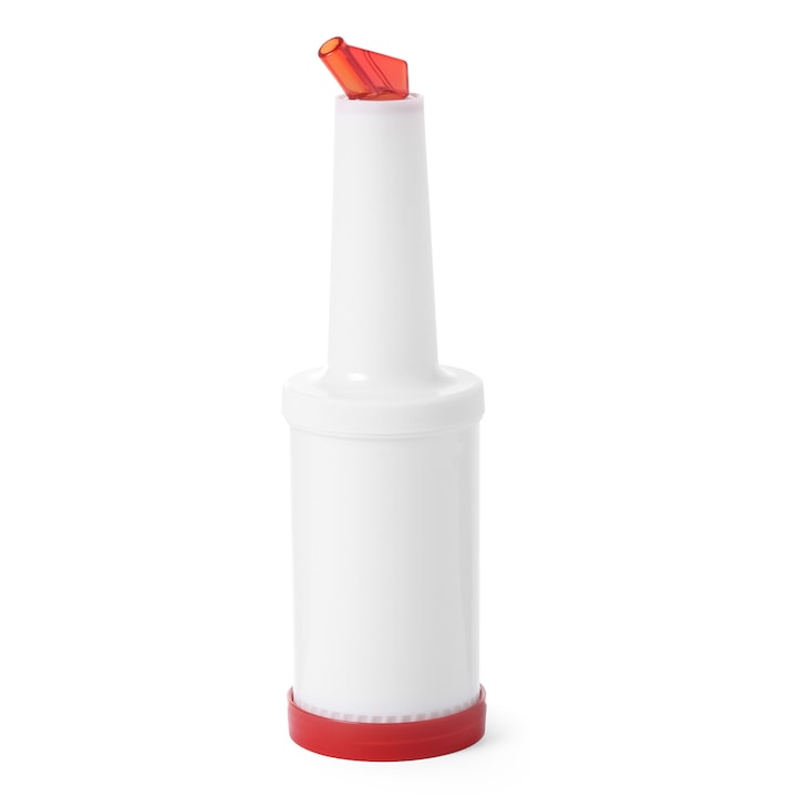 Шейкър Hendi, Полипропилен, Червен, 0.8 литра, 90x H 300 мм