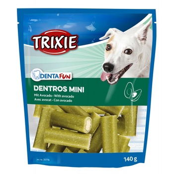 Recompensa Trixie Dentros Mini snack cu avocado pentru caini 10 buc/140 g 31776 Recompensa Trixie Dentros Mini snack cu avocado pentru caini 10 buc/140 g 31776