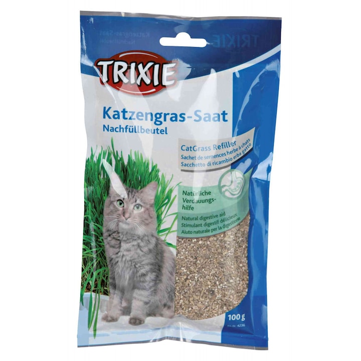 Iarba de cereale Trixie pentru pisici 100 g 4236