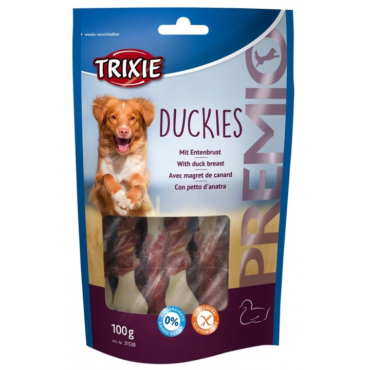 Reward Trixie Premio Duckies патешки кости за кучета 100 гр. 31538