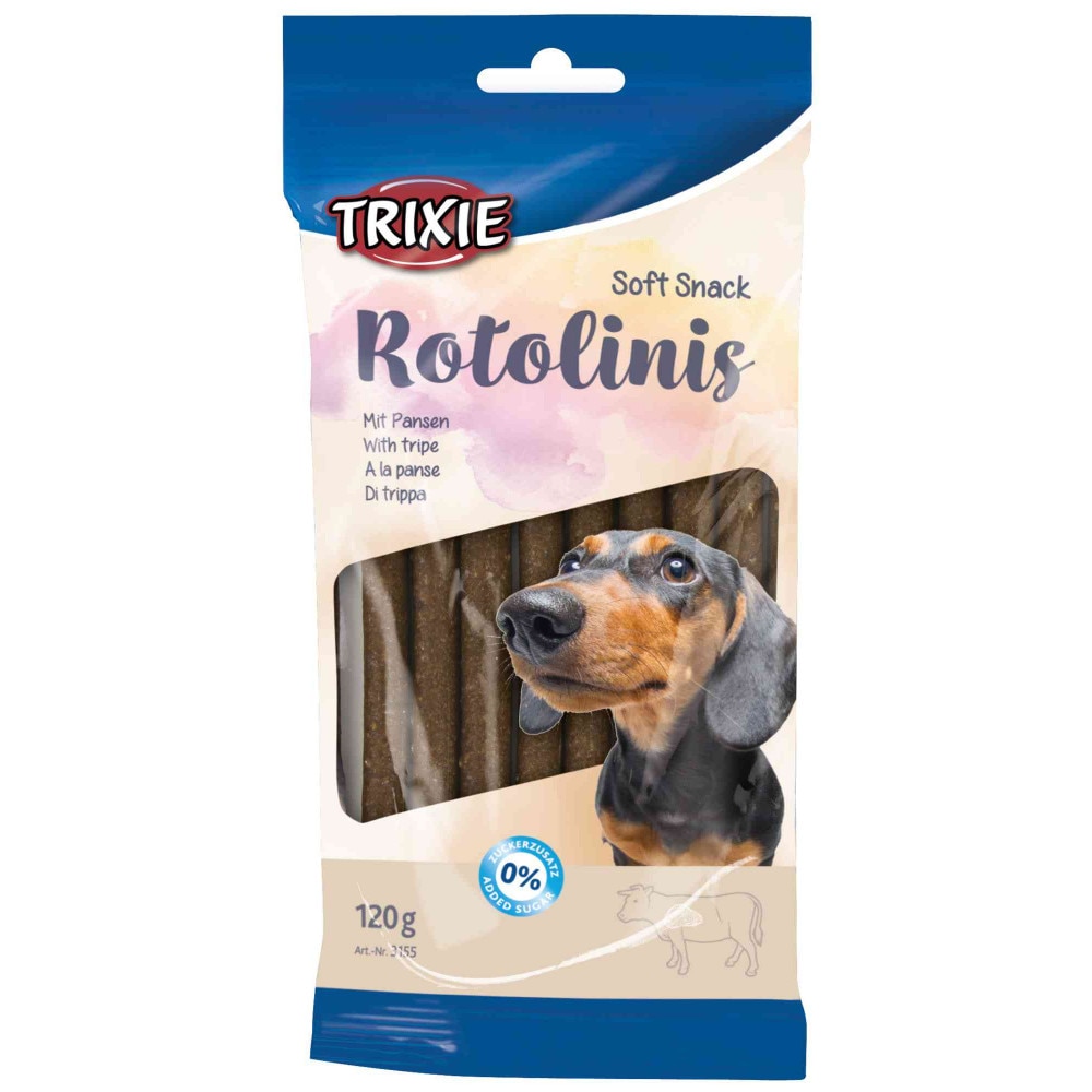 Recompensa Trixie Soft Snack Rotolinis pentru caini 12 buc 120 g 3155
