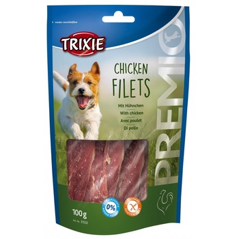 Recompensa Trixie Premio filete cu pui pentru caini 100 g 31532 Recompensa Trixie Premio filete cu pui pentru caini 100 g 31532