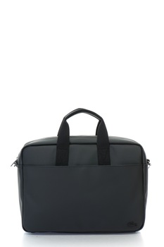 Lacoste, Geanta messenger cu fermoar, Negru Lacoste, Geanta messenger cu fermoar, Negru