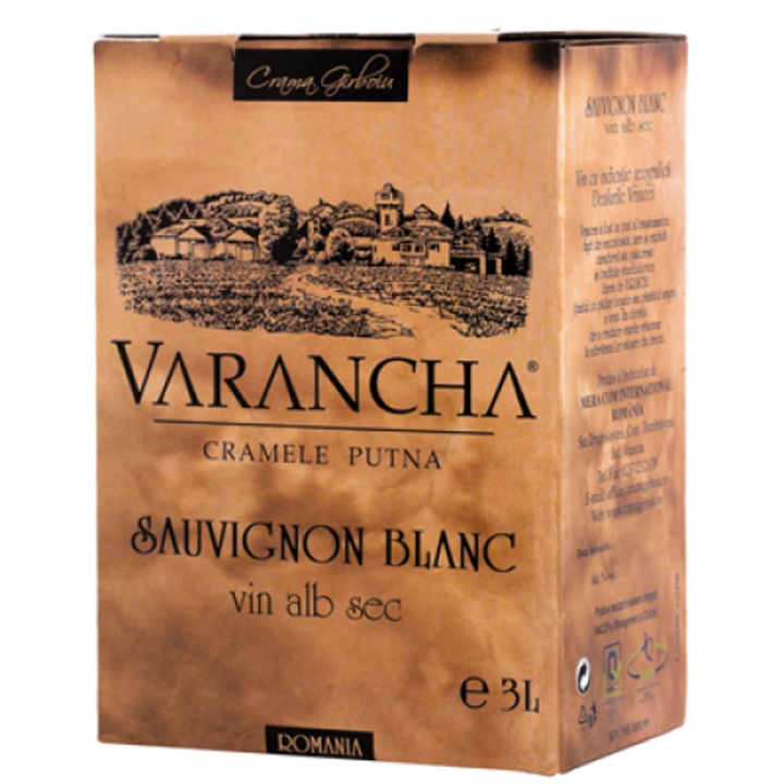 Vin Alb, Crama GIRBOIU, Sauvignon Alb, Sec, bag in box, 3L