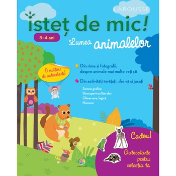 Istet de mic. Lumea animalelor pentru 3-4 ani. Caiet de activitati - Caroline Marcel Istet de mic. Lumea animalelor pentru 3-4 ani. Caiet de activitati - Caroline Marcel