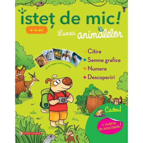Istet de mic! Lumea animalelor 4-6 ani. Caiet de activitati - Caroline Marcel