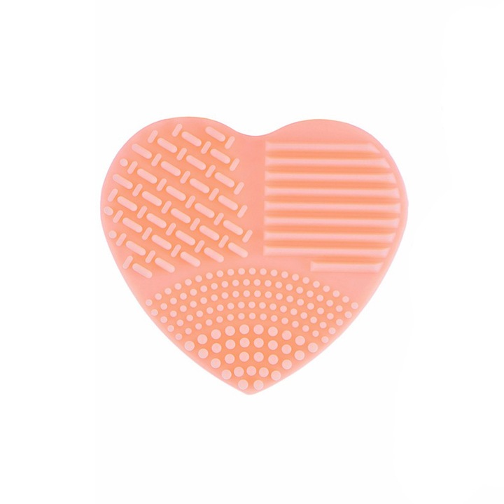 Paleta curatare pensule machiaj, piersica