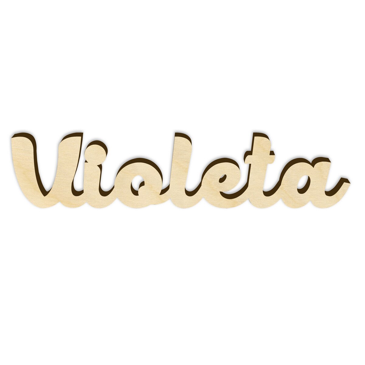 Decor nume Violeta 15 cm inaltime