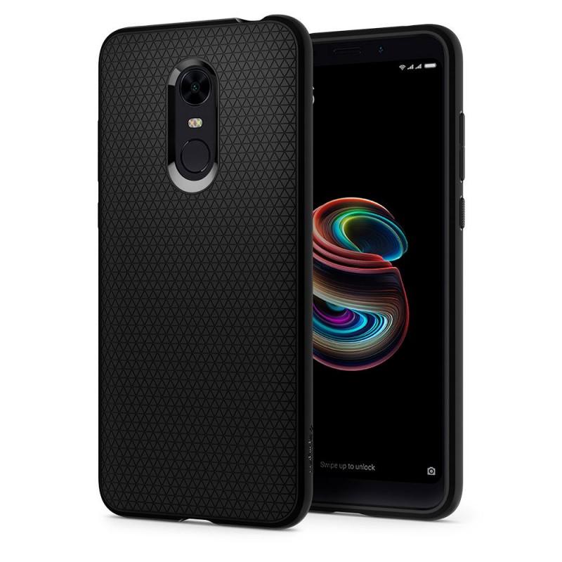 Husa slim Spigen Liquid Air Xiaomi Redmi 5 Plus Matte Black