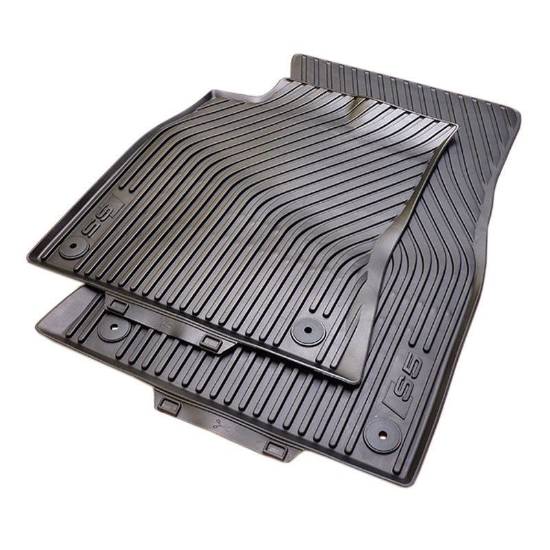 Set Covorase Cauciuc pentru Fata Audi S5 8T, Negru