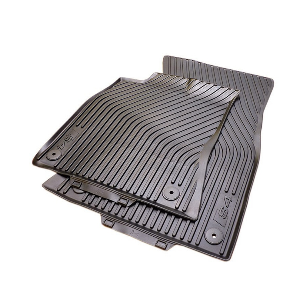 Covorase Cauciucate pentru Fata dedicate Audi S4 8K, Negru