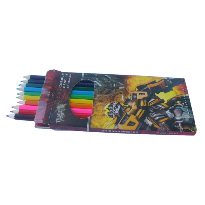 Transformers színes ceruza 12 szín/készlet