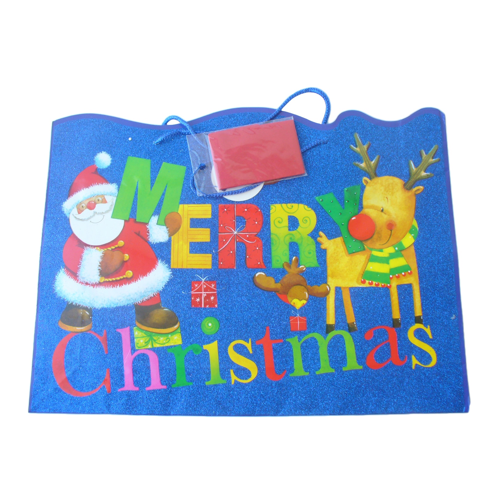 Punga de iarna cu glitter - XL