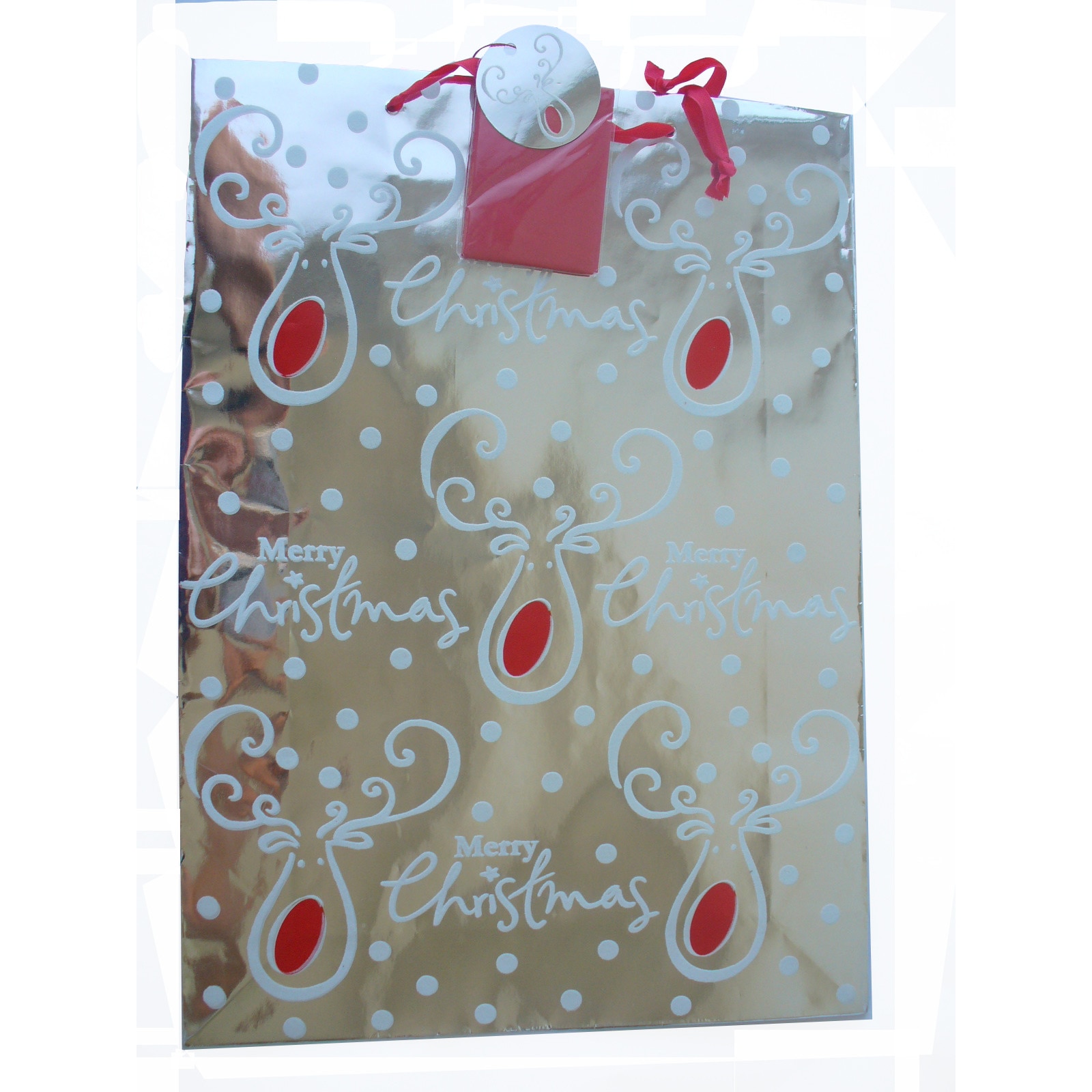 Punga de iarna / Craciun - Reni & Merry Christmas XL