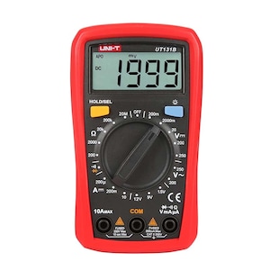 Multimetru digital UNI-T UT131B, Afisaj LCD, tester diode/baterii/continuitate cu buzzer, alarma supraincarcare, memorare date