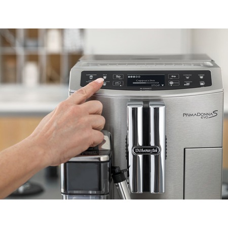 Espressor automat De’Longhi ECAM 510.55.M, 1450 W, 1.8 L, 15 bar, Argintiu