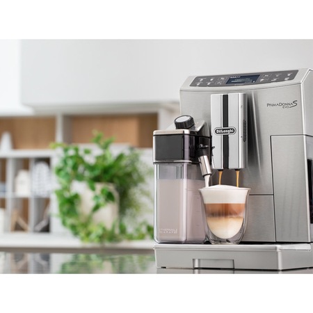 Espressor automat De’Longhi ECAM 510.55.M, 1450 W, 1.8 L, 15 bar, Argintiu