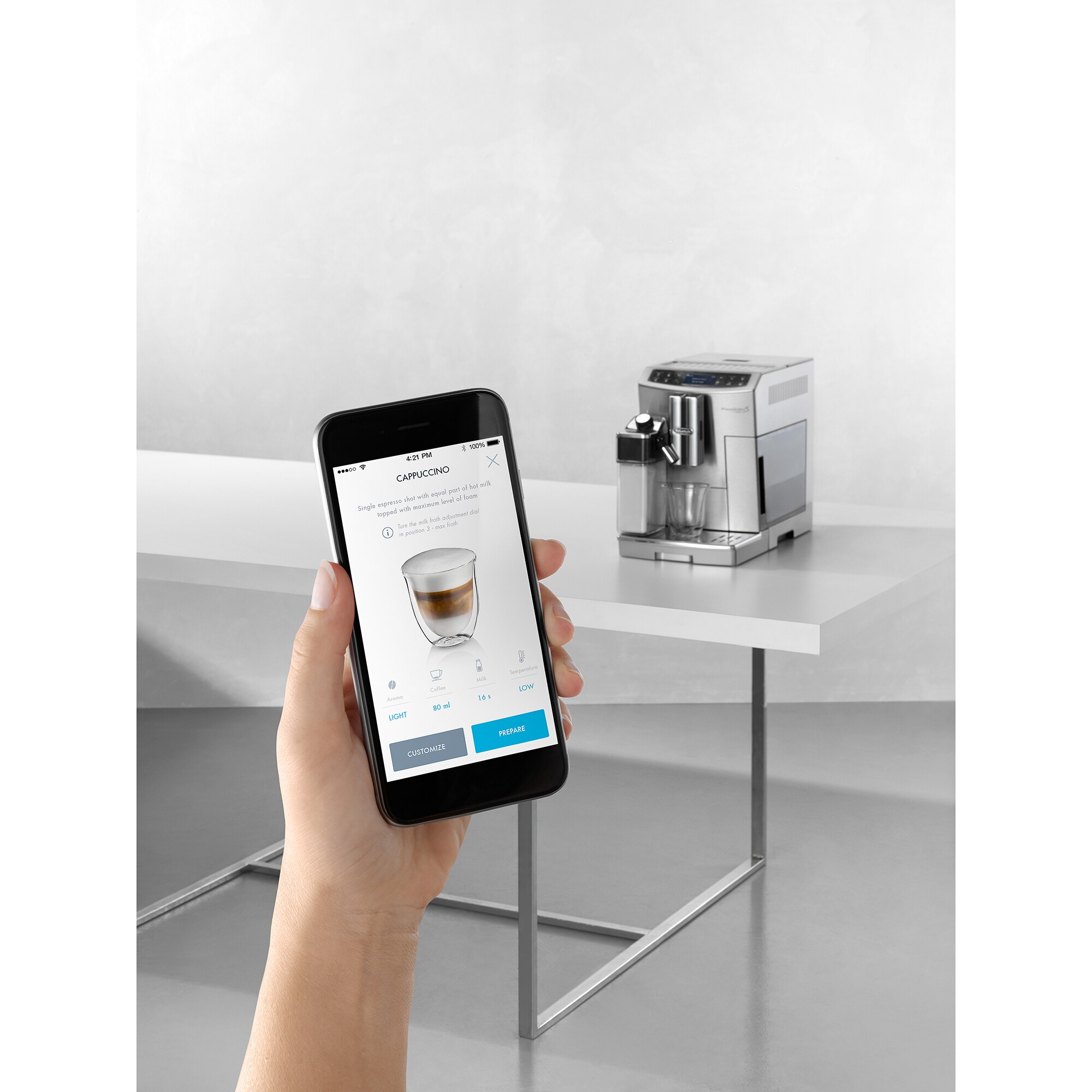DeLonghi ECAM 510.55 M PrimaDonna S Evo kávéfőző | Euronics DeLonghi ECAM 510.55 M PrimaDonna S Evo kávéfőző | Euronics