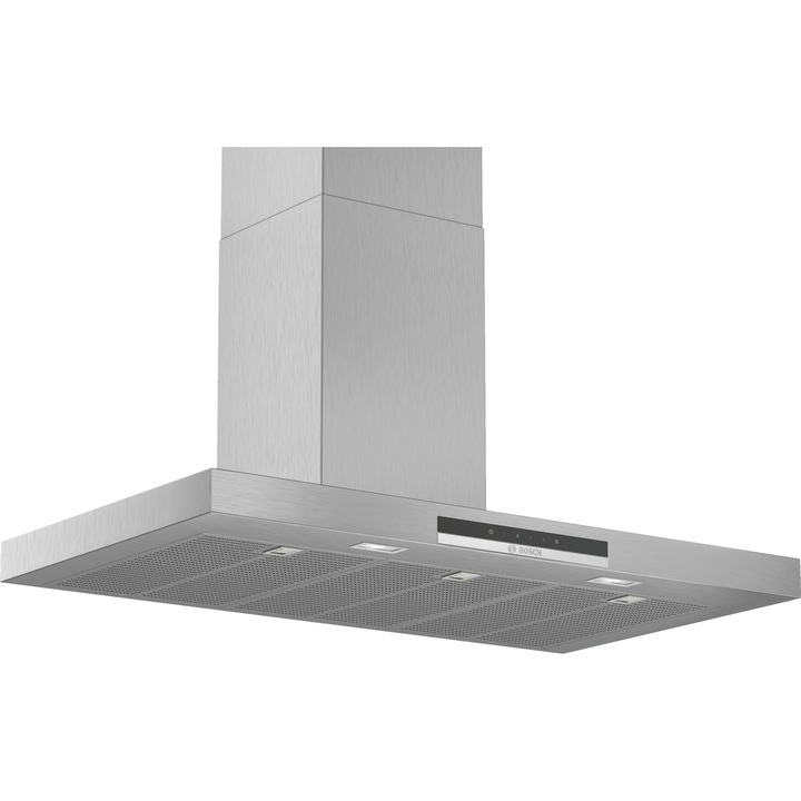 Hota incorporabila decorativa Bosch DWB97IM50, Putere absortie 710 m3/h, 1 motor, 90 cm, Inox