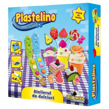 Set Plastelino Noriel-Atelierul de Dulciuri Set Plastelino Noriel-Atelierul de Dulciuri