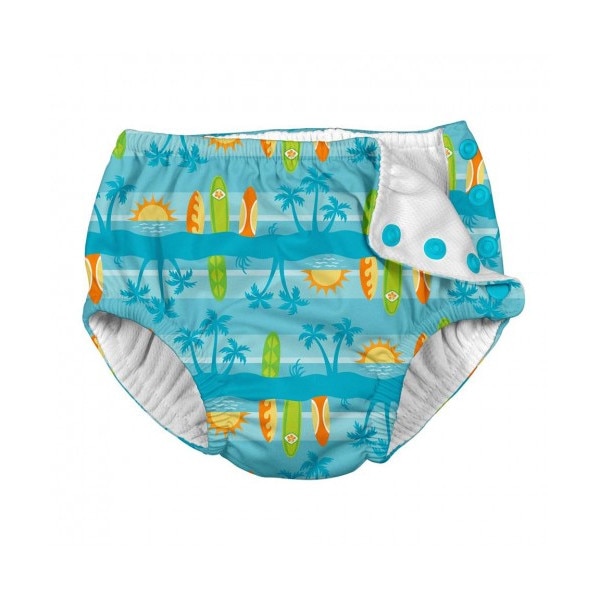 Scutec pentru inot si antrenament la olita Ultimate iPlay - Aqua Surfboard Sunset, Multicolor, 104 CM